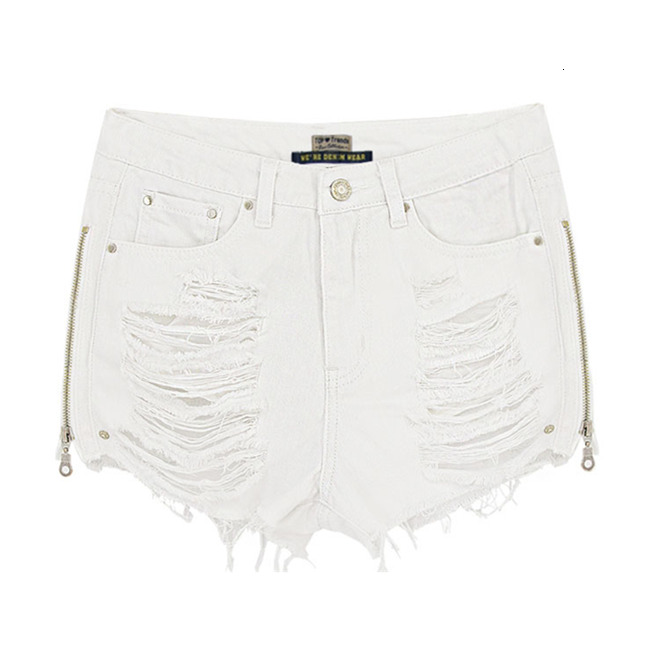 Wholesale High Waist Straight Zipper Sexy Womens Denim Shorts