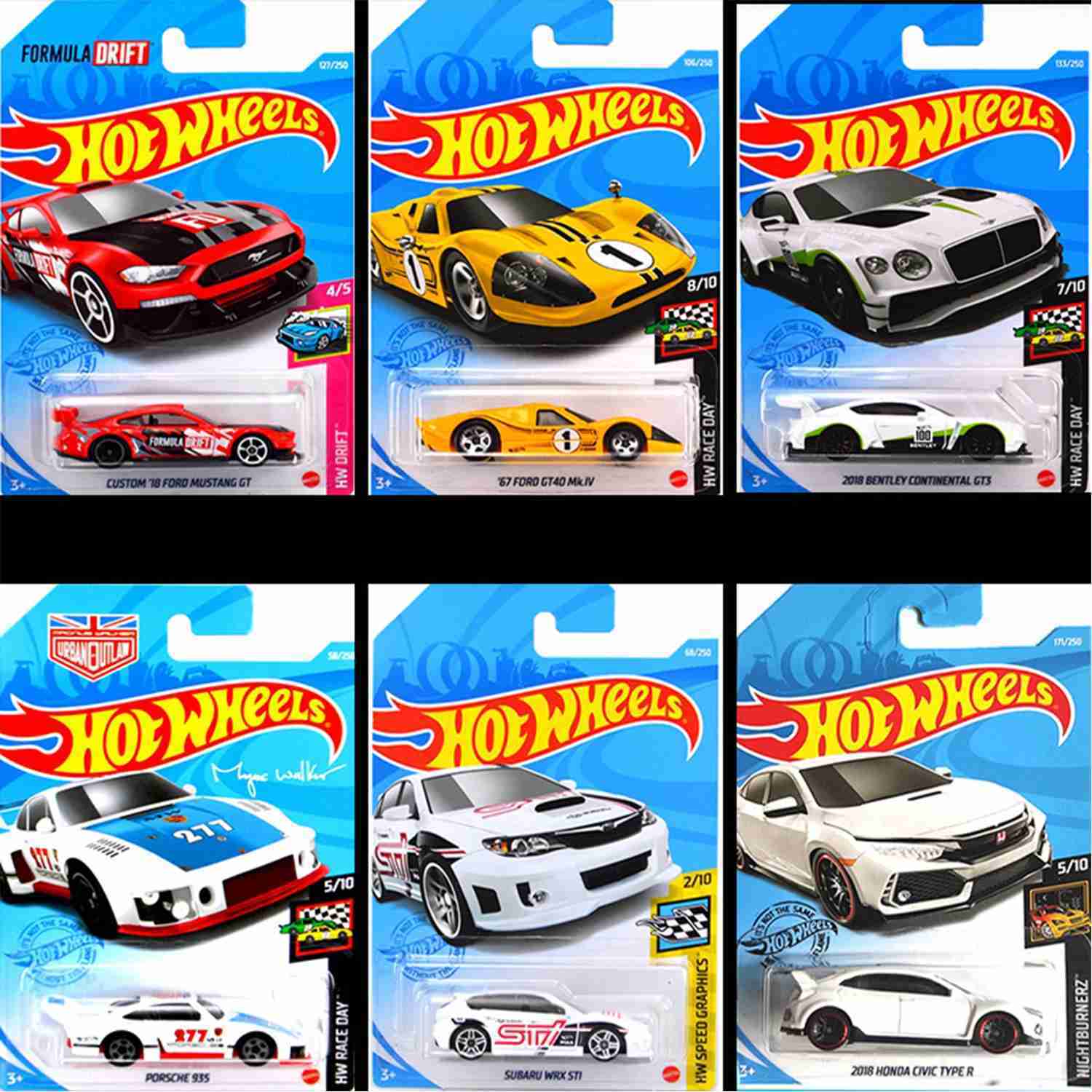 3pcs Randamly Hot Wheels Wind and Fire Wheel Hot and Spicy Small Sports Car Toy Car Childrens Toy Car Model Single QuantityCL240718