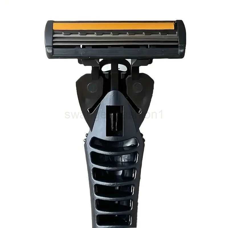 3-layer Stainless Steel Blade Men Razor Washable For Travel For Home Shaver Manual Shave Razors For Daily Face CareB240709