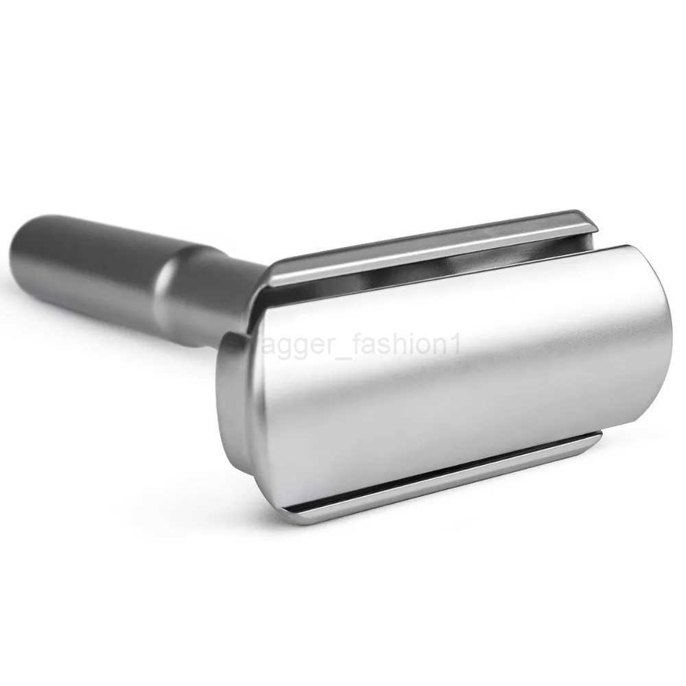 New Adjustable Safety Razor Mens Folding Shaving Double Edge Classic Safety With 5 PCS Titanium Coated Blades Shaver Razor BladeB240709