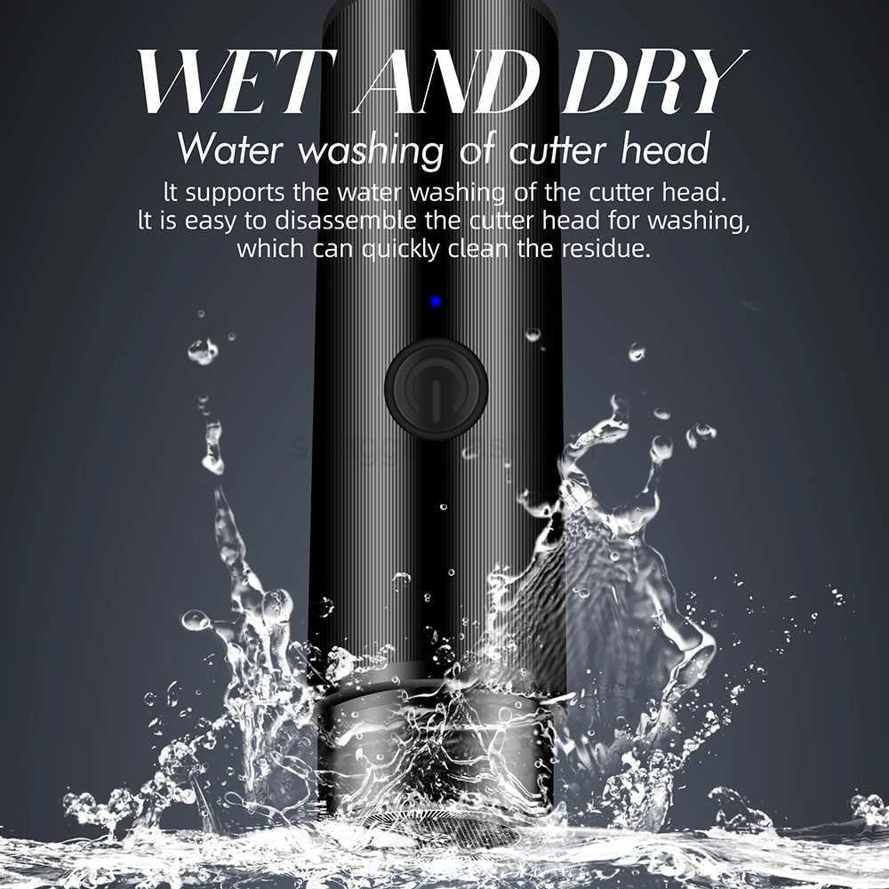 Electric Razor Mini Shavers Portable USB Rechargeable Perfect for Travel and Touch-ups Unisex Electric Razor for Men and WomenB240709