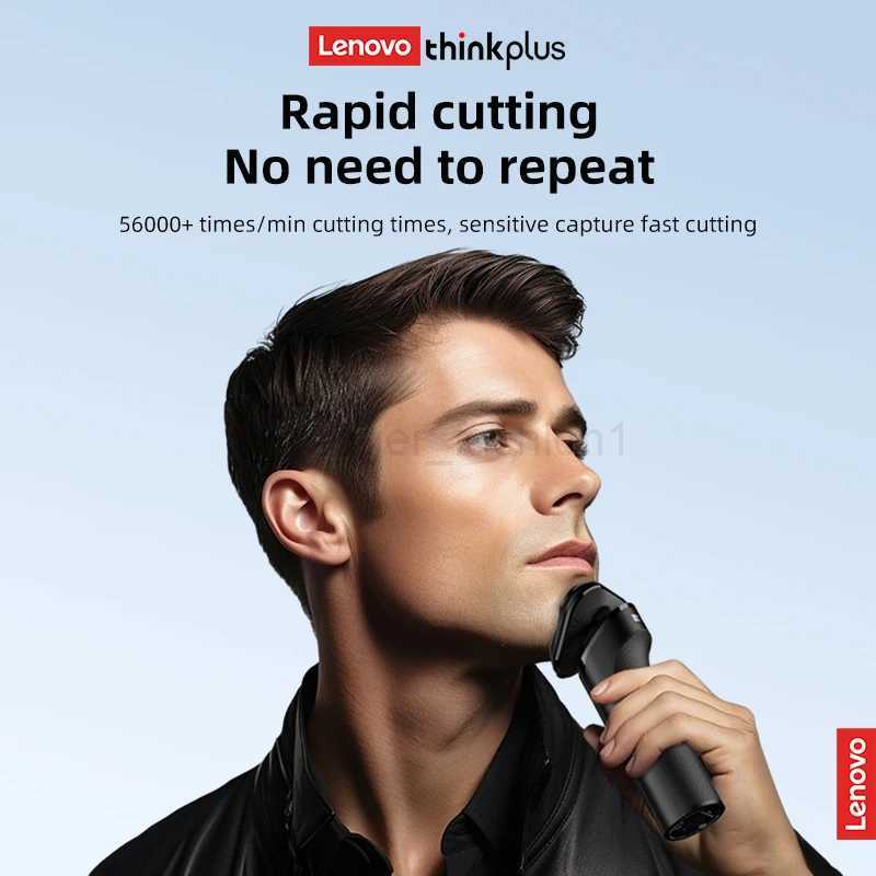 Lenovo Electric Razor For Men Full-Automatic Smart Touch Full-Body Machine Washable Portable Shaver For Your HusbandB240709