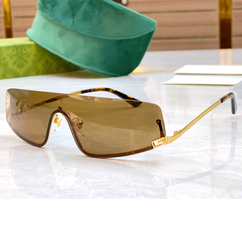 Mirror Mask Rectangular frame sunglasses Womens goggles Sunglasses Mens shield glasses Designer Luxury Glasses 1561S Radiation Protection Anti-UV400