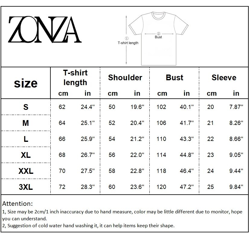 ZONZA shirts loose bu lelaki couple fashion shart for men new style man t shirt