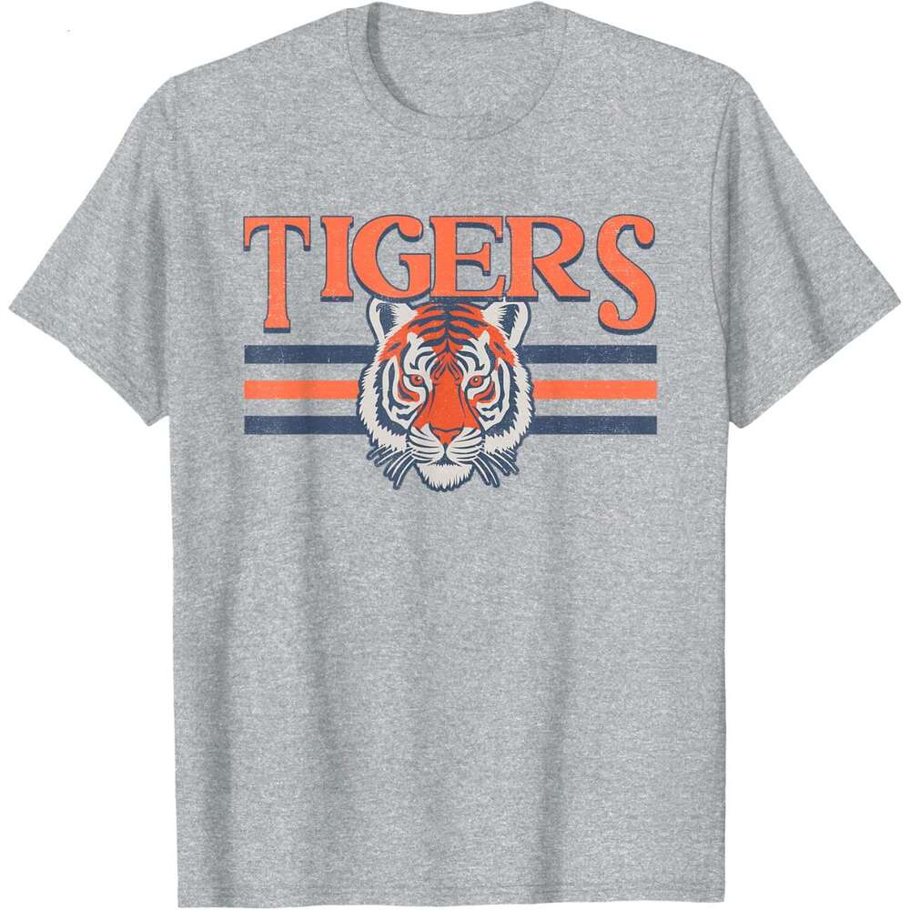 Tigers T Shirts Mens Womens Tees Vintage Sports Name Tee Design Gift Men Women Girls T-Shirt Tops Designer Fashion clothes Tshirt Free shipping