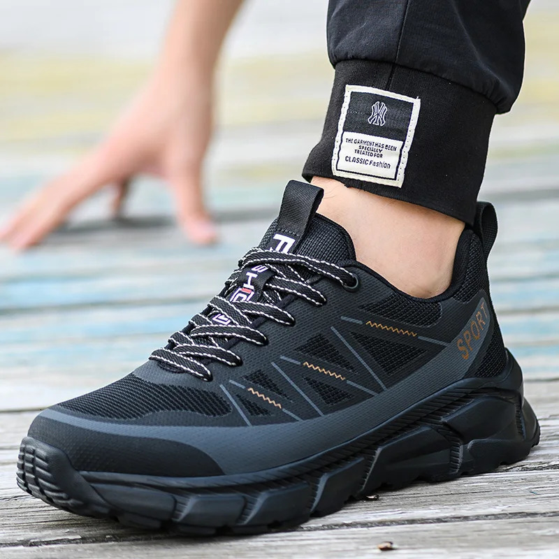Lightweight Safety Shoes Men Women Work Shoes Steel Toe Cap Working Boots Sneakers Men Women Breathable Shoes Construction Shoes 240718