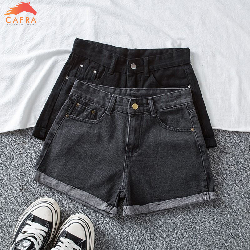 High Waist Women Plus Size Fashion New Casual Slim Jeans Short Washed Sexy Female Summer Denim Shorts