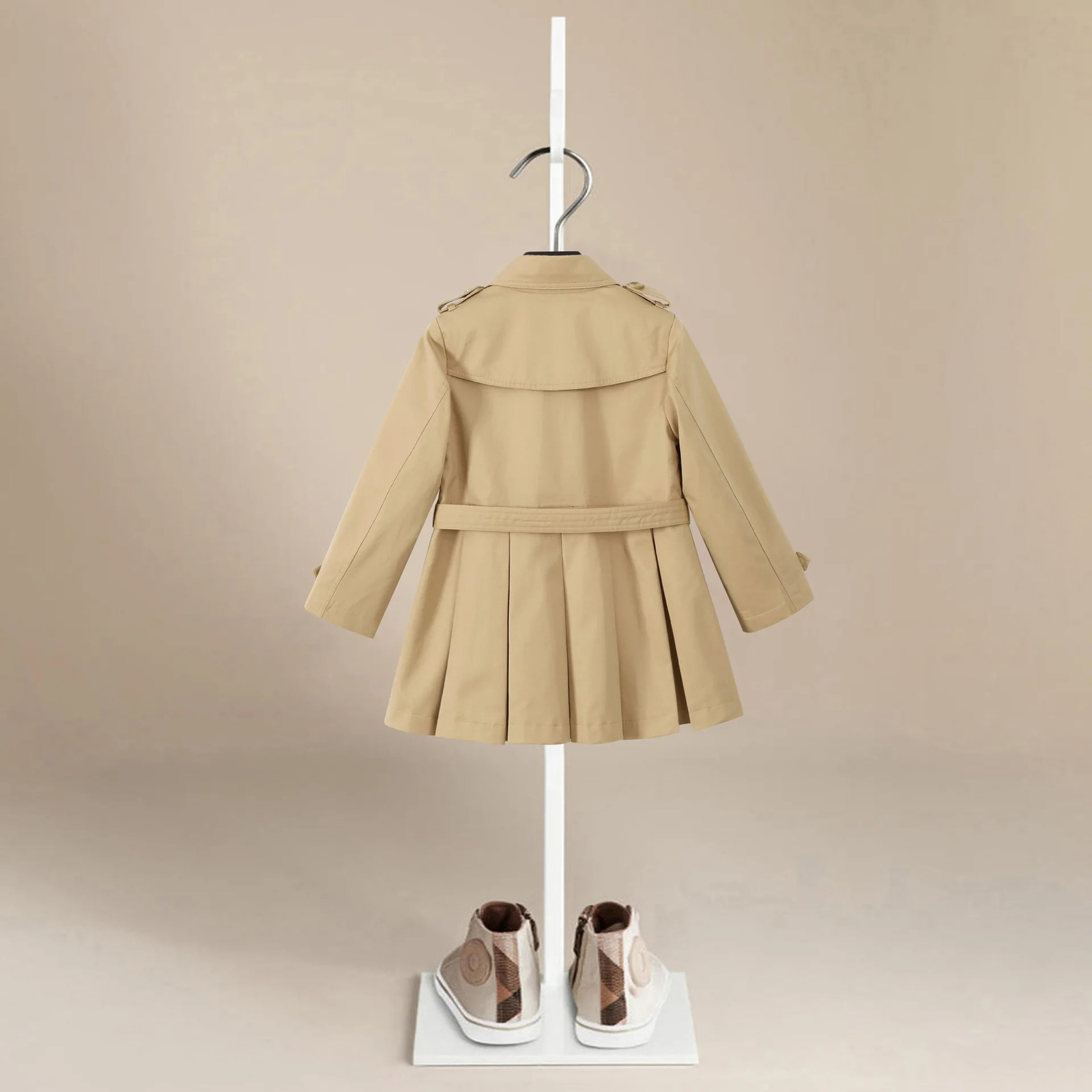 Baby Big Girl Boy Trench Cotton Infant Toddler Windbreak Jacket Autumn Spring Child Dust Coat High Quality Baby Clothes 5-17Y 240711
