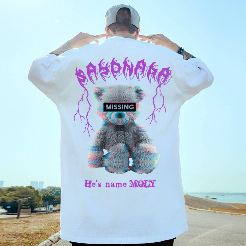 S-7XL Oversized Men T Shirt Cotton Casual Original Short Sleeve High Street American Oversize Tshirt Plus Size Hip Hop Sports T-shirts Graphic Tees Me