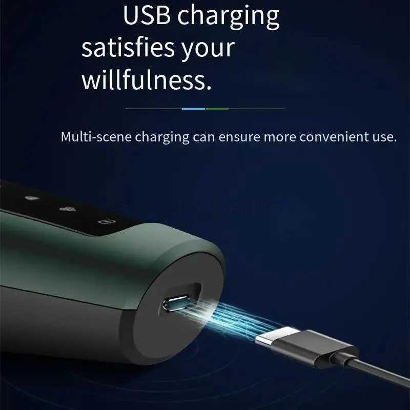 Electric Shavers for Men Waterproof Electric Trimmer Razor Wet amp Dry Use Rechargeable Battery Rotary Shavers Machine shavingBp240709