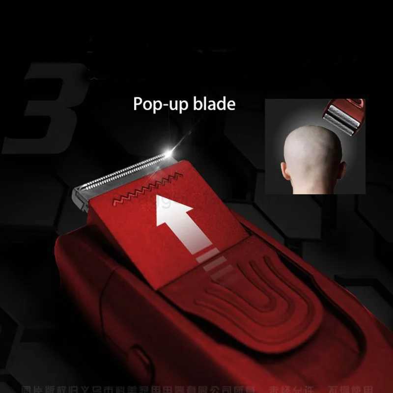 Kemei Electric Cordless Shaver Perfect Perrect Cut Twin Men Razor Floating Blade with Pop-up Trimmer Blade Rechargeable KM-1123B240709