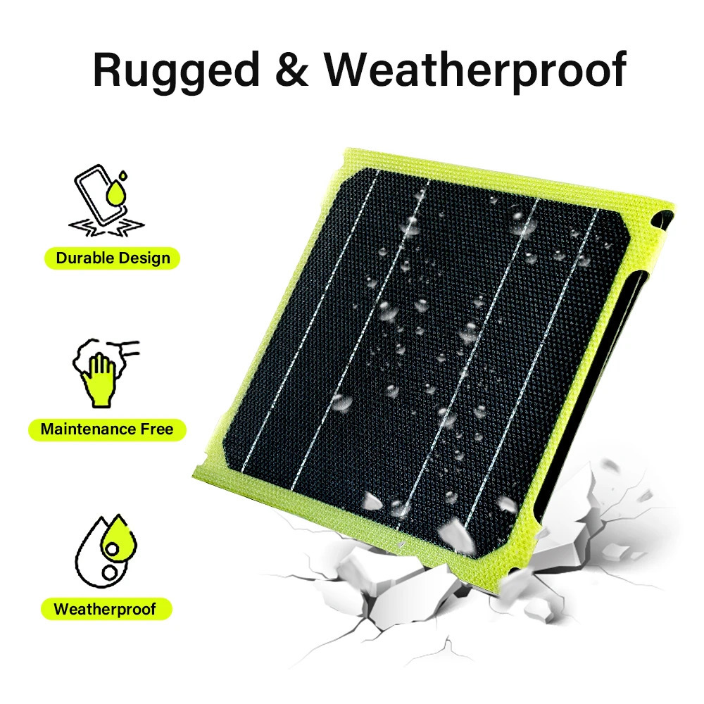 JMUYTOP Outdoor powerful Portable Solar Panel 5v 21w 40W battery phone charger PD 20w 30 9V 12V For USB A C Power bank 240711