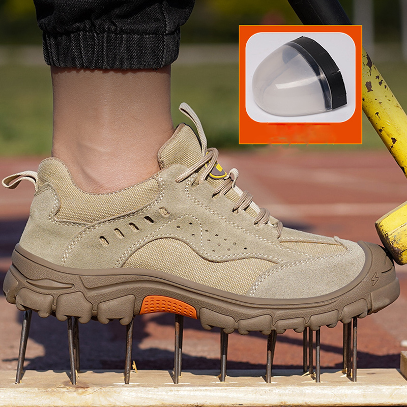 Welding For Men Anti-Smashing Construction Shoes Puncture Proof Indestructible Composite Toe Safety Work Boots
