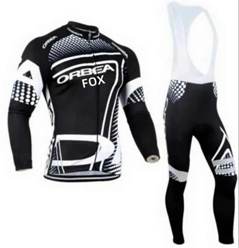 ORBEAFOX long sleeve Cycling Jersey Set Man Summer Breathable MTB Bike Clothing Maillot Ropa Ciclismo Uniform Kit 240716