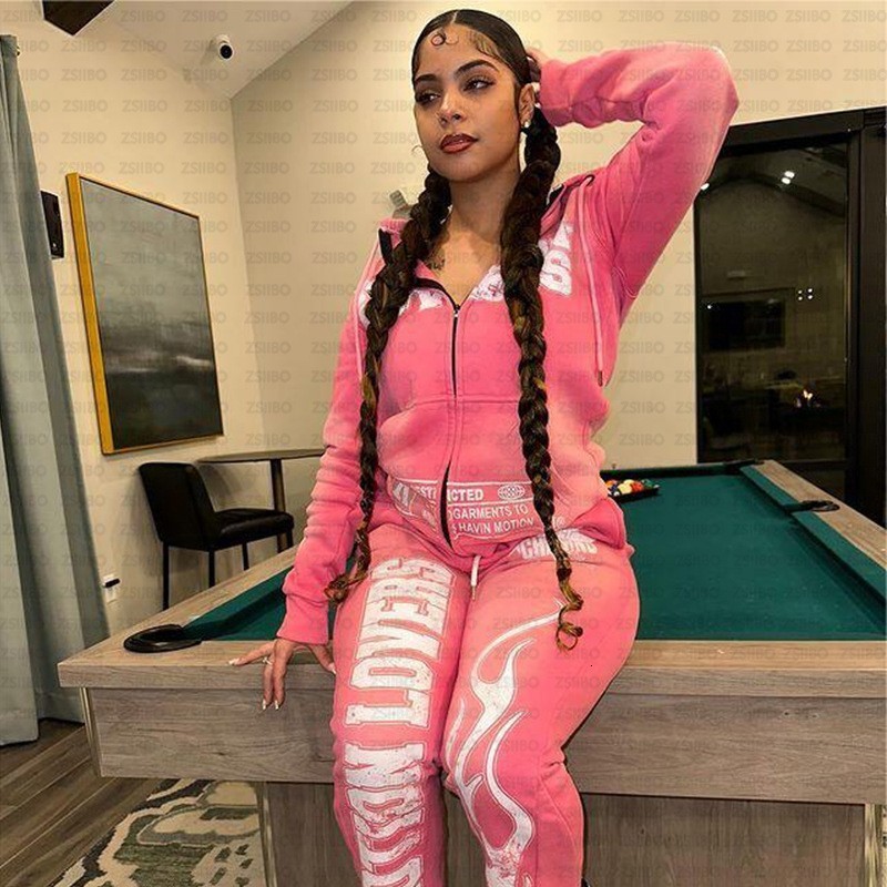 MOT10NLOVERS Hiphop Mens Casual Fashion Sportswear Twopiece Set Harajuku Street Clothing Super Dalian Hoodie Y2k 240601