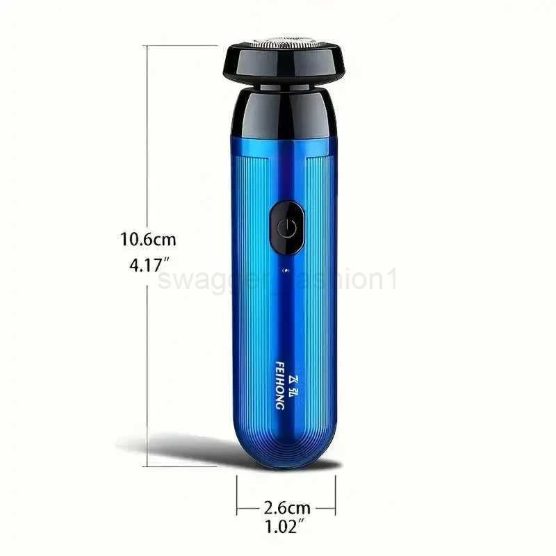 Mini Electric Shaver Face Beard Trimmer USB Charging Portable Beard Razor Cordless Travel Razor Beauty ToolsB240709