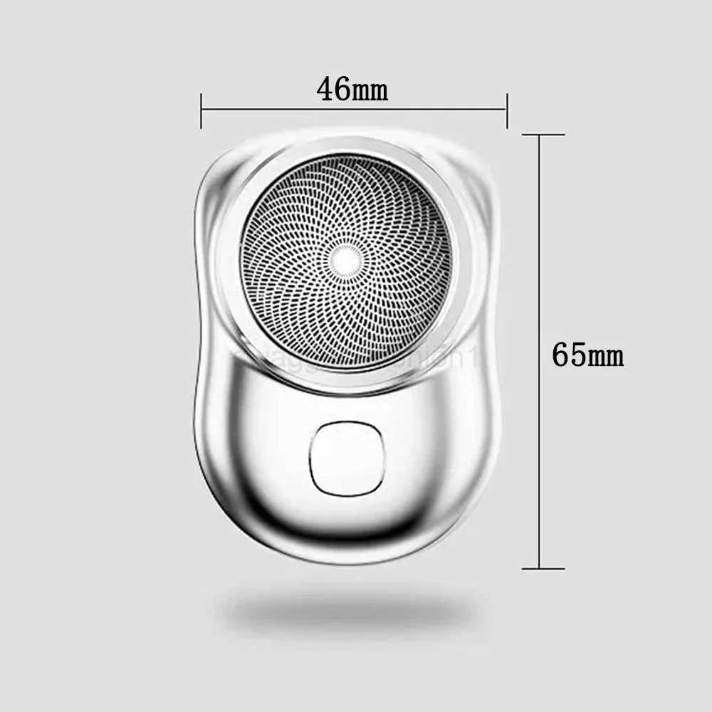 Xiaomi Mens Electric Shaver Pocket Size Washable Mini Electric Shaver Rechargeable Portable Cordless Shaver Facial BeardB240709