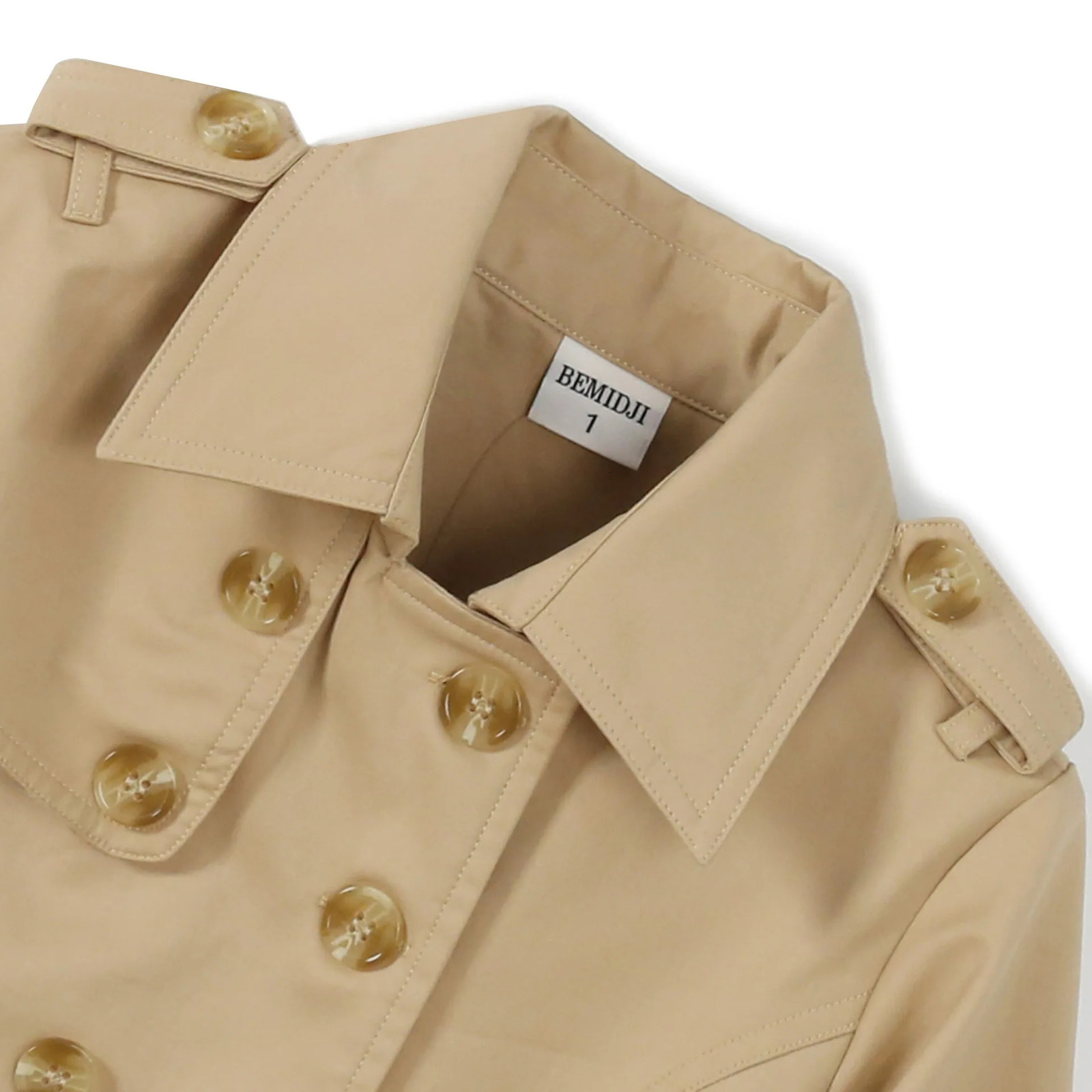 Baby Big Girl Boy Trench Cotton Infant Toddler Windbreak Jacket Autumn Spring Child Dust Coat High Quality Baby Clothes 5-17Y 240711