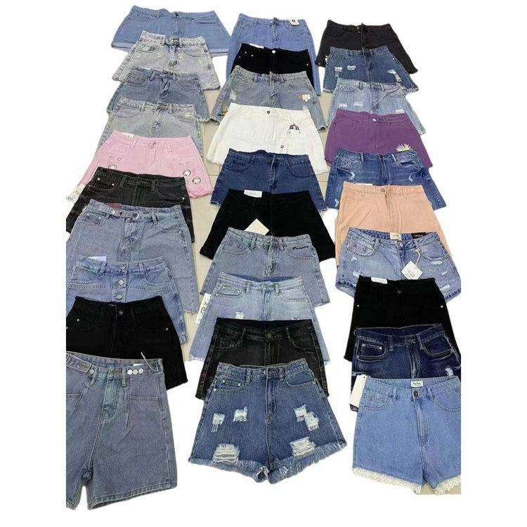 Women's fashion casual summer sexy cool women's denim shorts inventory random shipment