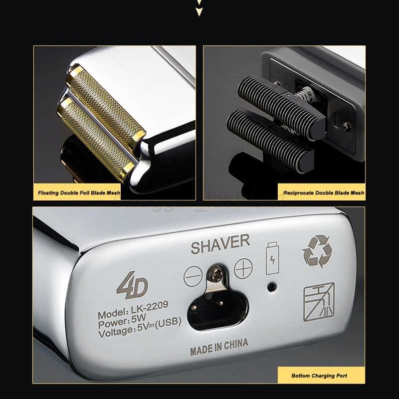 Pro Fx02 Cordless Metal Barber Shop Hair Shaver For Men Beard Electric Shaver Razor Fade Bald Head Shaving Machine RechargeableB240709