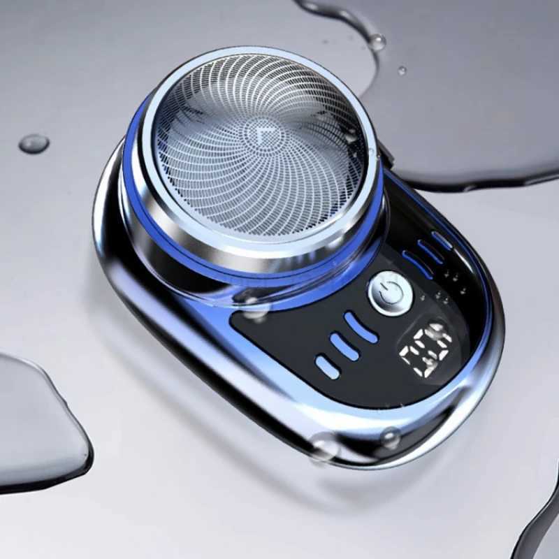 New Mini Electric Travel Shaver For Men Portable Pocket Shaver Cordless Shaving Face Razor Rechargeable Beard Trimmer RazorsB240709