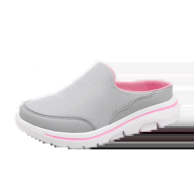 Big Size 47 48 49 Summer Men Half Shoes Slippers Slides Slip On Shoes Women Mesh Breathable Soft Comfortable Drop 240718