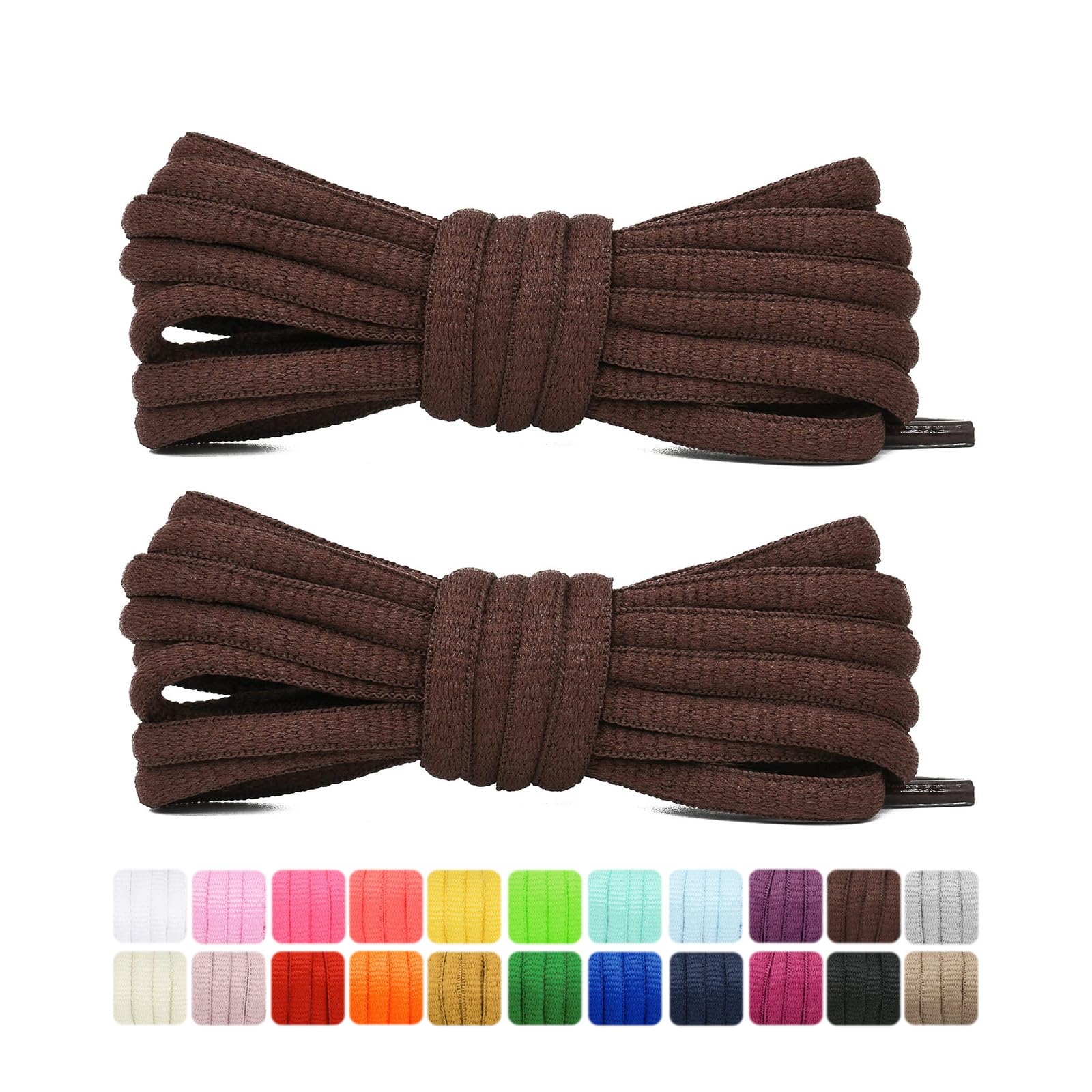2 Pcs Flat Shoe Laces Sneakers Sneaker Laces Thick Shoe Rope