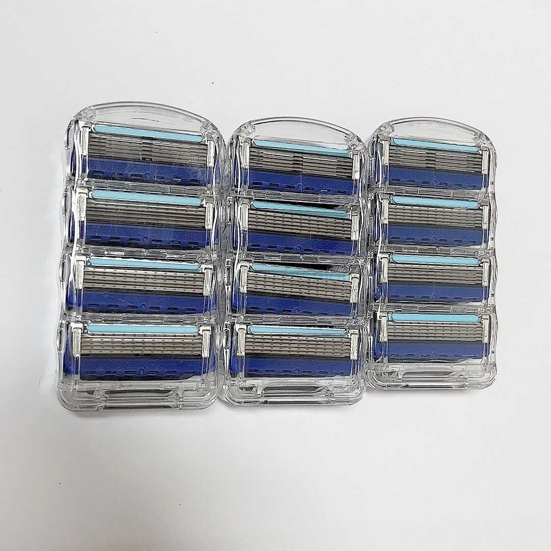 Shaver5-layer Razor Blades 16/8/4pcs Replacement Blades Vintage Wet Shaving Safety Razor Skin Protection Classic RazorB240709