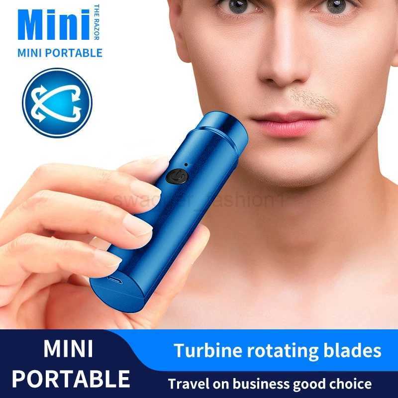 Mini USB Electric Shaver Long Lasting Portable Washable Car Rechargeable ShaverB240709