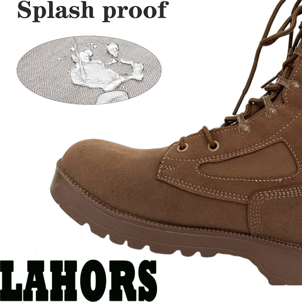 LAHORS Brand Man Combat Tactical Waterproof Outdoor Hiking Shoes Desert Army Breathable Male Ankle Boots