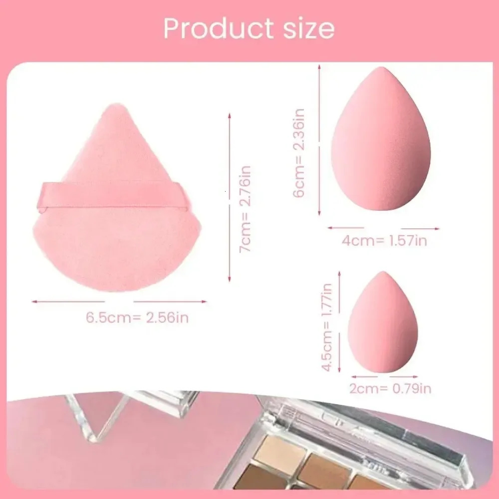 14Pcs Makeup Sponge Blender Beauty Egg with Storage Bottle Cosmetic Puff Foundation Sponges Powder Puffs Make Up Accessories F718- 8