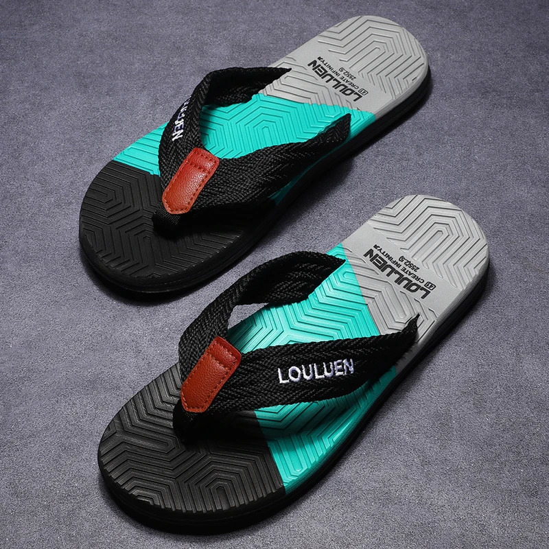 High Quality Men Flip Flops Summer Beach Flip Flops Men Fashion Breathable Casual Beach Men Slippers Summer Outdoor 240718