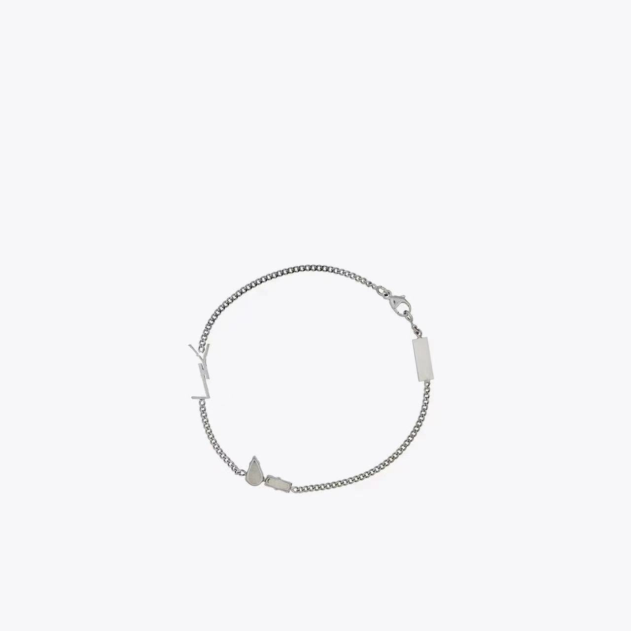 Designer Bracelets Luxury Women's Silver Chain With Fashion Letter L Women Jewelry For Party