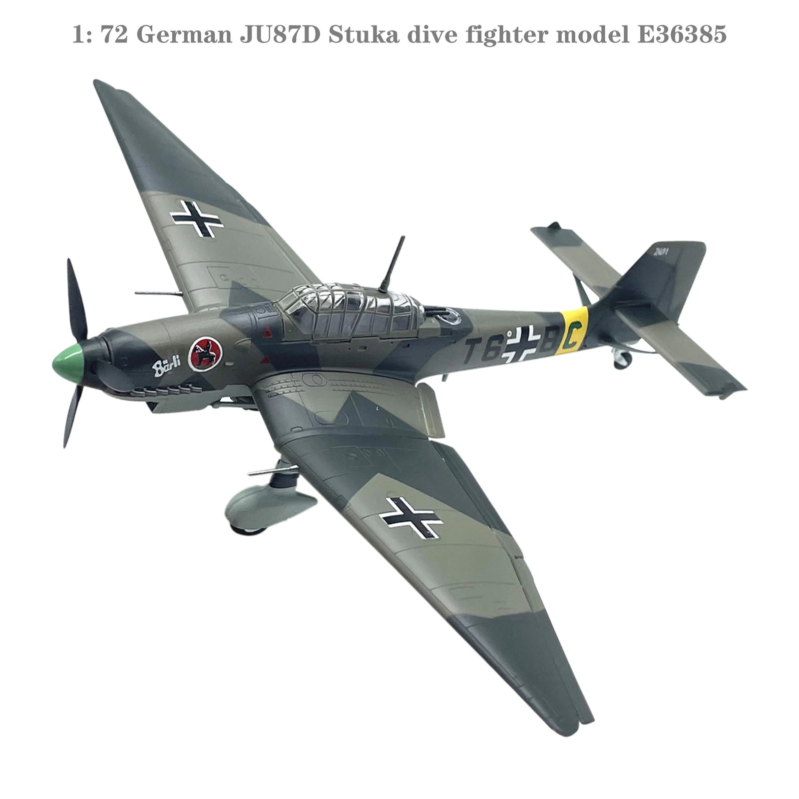 1 72 German JU87D Stuka Submersible Fighter Model E36385 Finished Product Series Model 240716