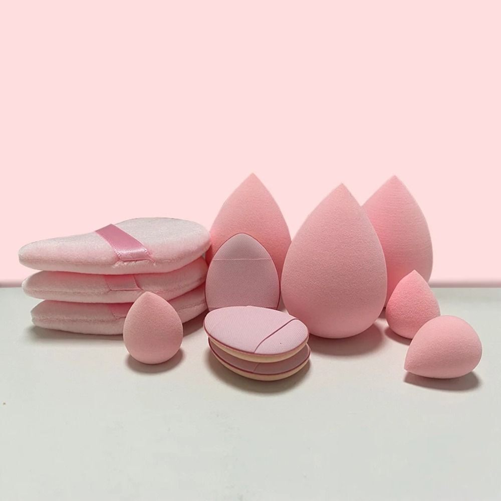 12Pcs Veet Cosmetic New Cotton Soft Makeup Beauty Tools Washable Sponges Powder Puff Women F718-29