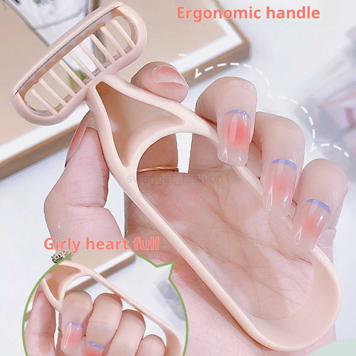 Sensless armpit shaver leg hair body shaver womens macro blade gentle shaving toolB240709