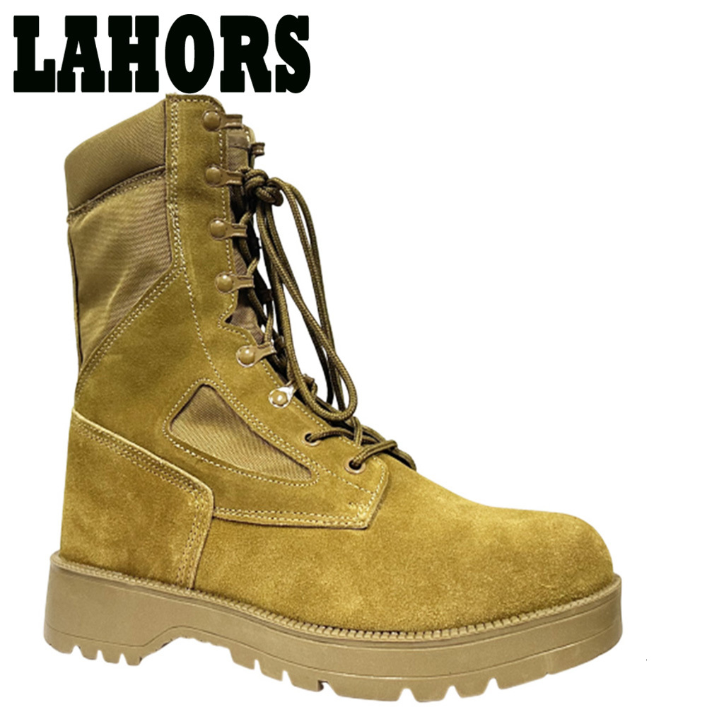 LAHORS Brand Man Combat Tactical Waterproof Outdoor Hiking Shoes Desert Army Breathable Male Ankle Boots