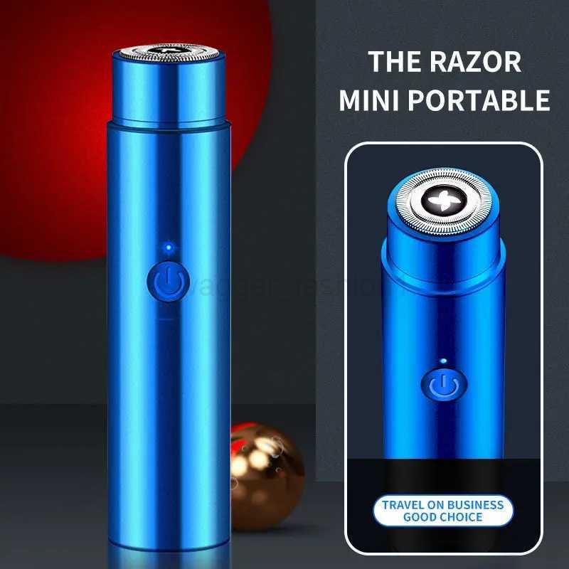 Mini USB Electric Shaver Long Lasting Rechargeable Razor Epilator Portable Washable Car Rechargeable Shaver ToolsB240709