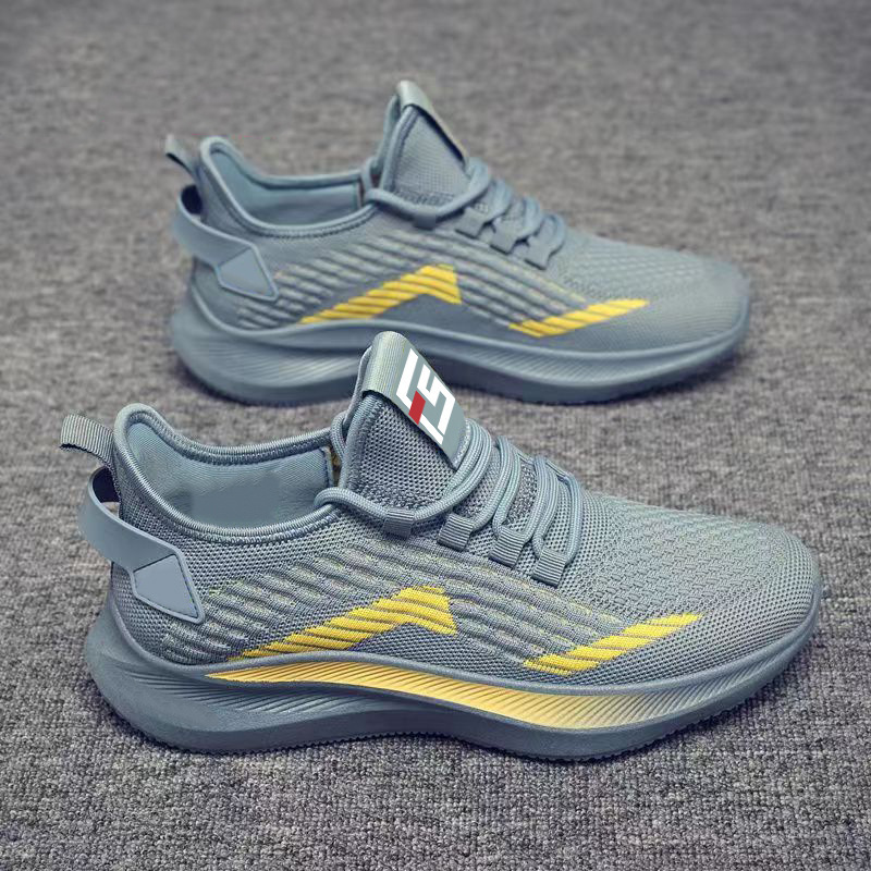 2024 Large Breathable and Comfortable Sneakers with Stylish and Versatile Mesh for Men's Running Shoes