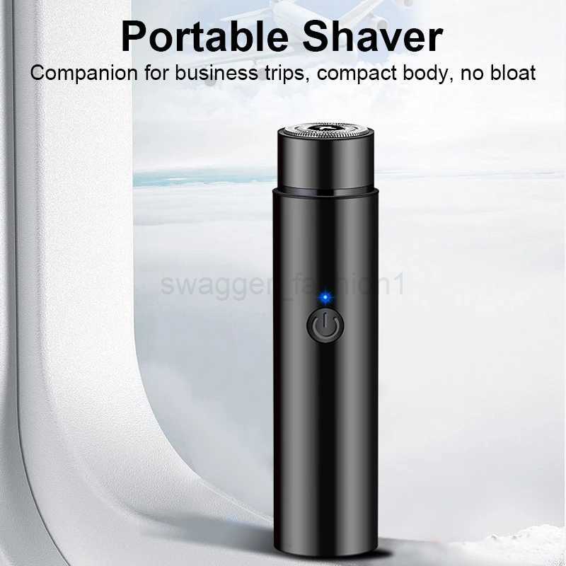 Electric Razor Mini Travel Shaver For Men Women USB Charging Washable Home Portable Beard Trimmer Razor Body Hair TrimmerB240709