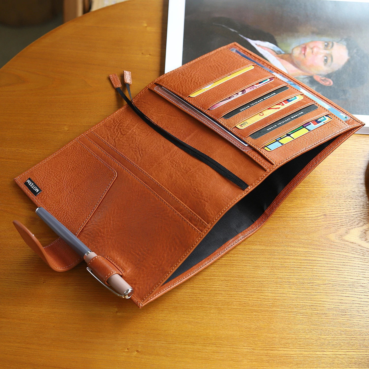 Moterm whole grain vegetable tanned leather original B6 Plus cover for B6 growers notebook planner organizer agenda diary 240717bj