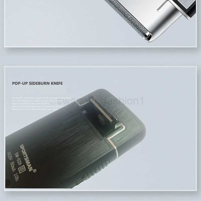 Mini Electric Shaver for Men Portable Multifunctional Electric Razor Beard Knife USB Charging Mens Shavers Face Body RazorB240709