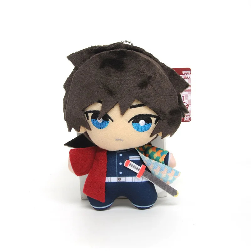 15cm Japan Anime Demon Slayer Akaza Rui Iguro Obanai Tanjirou Kamado Nezuko Agatsuma Zenitsu Plush Toys Doll Peluche Gift 240716