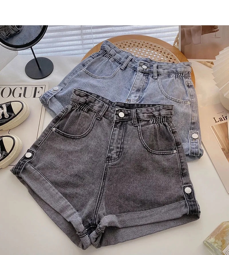 Fashion Streetwear Ladies Jeans Tassel High Waist Short Pants Sexy Denim Jean Shorts For Women