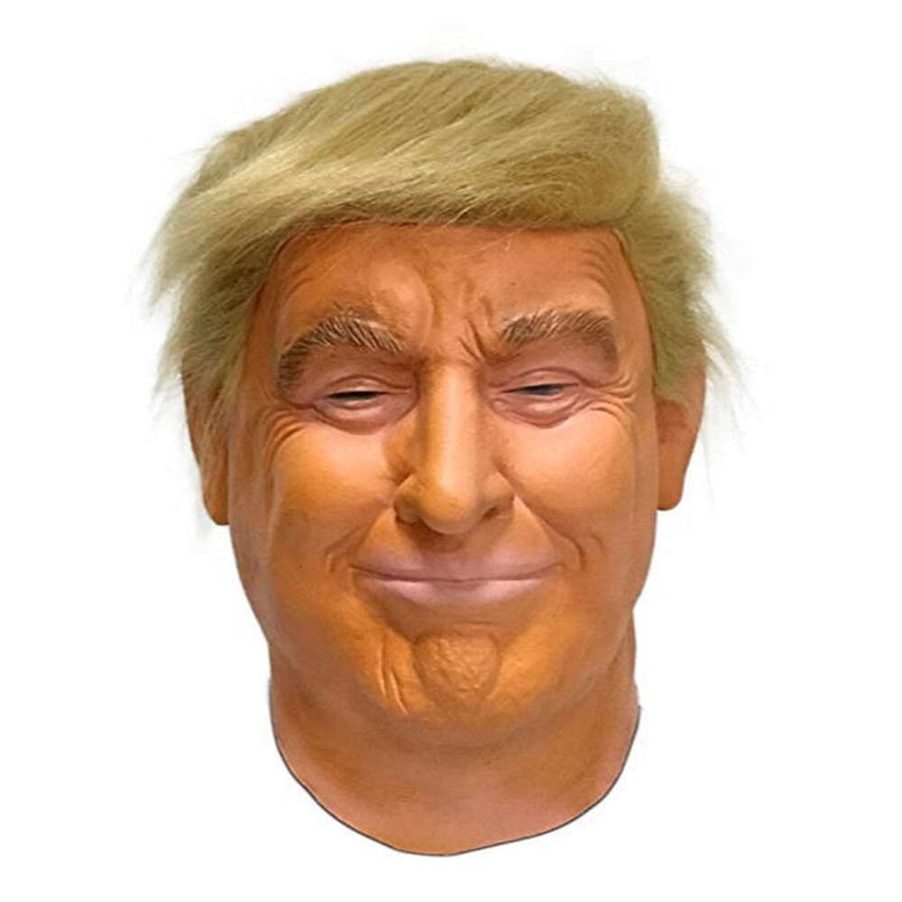 Latex Full Head Face Human for Mask Festival Halloween Easter Costume Party Donald Trump Pial Cosplay Fans