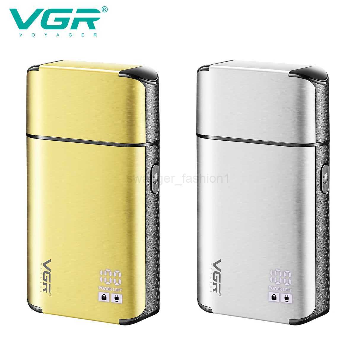 VGR Electric Shaver Dual Floating Foils IPX6 Waterproof Professional Electric Rechargeable Shaver for Men Beard Trimmer V-359B240709