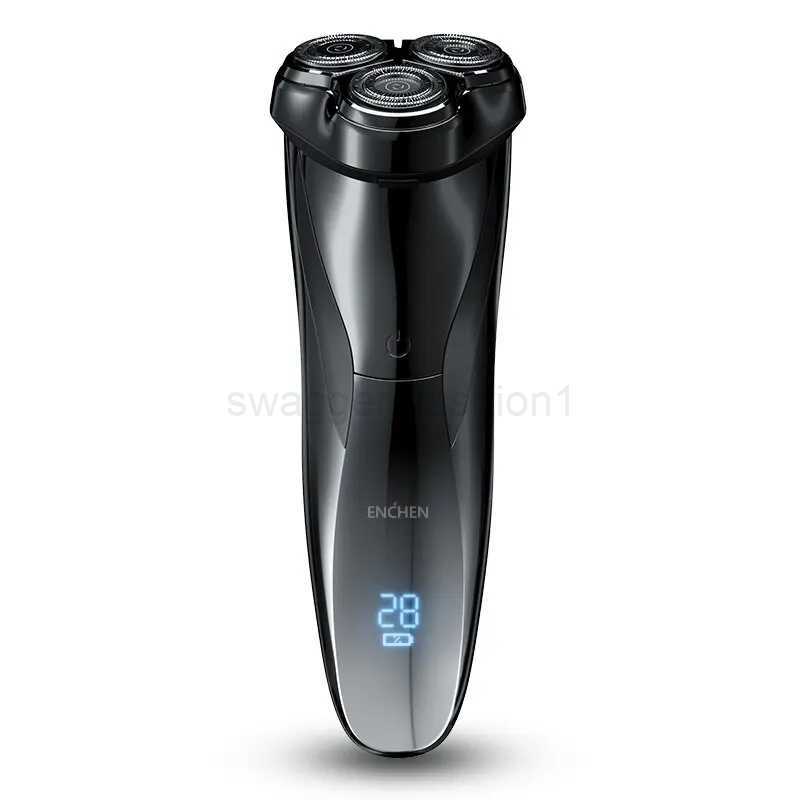 ENCHEN Electric Shaver 3D Blackstone 3 IPX7 Waterproof Razor Wet And Dry Dual Use Face Beard Battery Digital Display For MenB240709