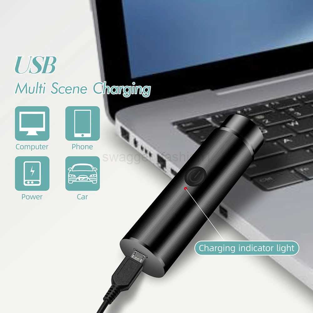 Electric Razor Mini Shavers Portable USB Rechargeable Perfect for Travel and Touch-ups Unisex Electric Razor for Men and WomenB240709