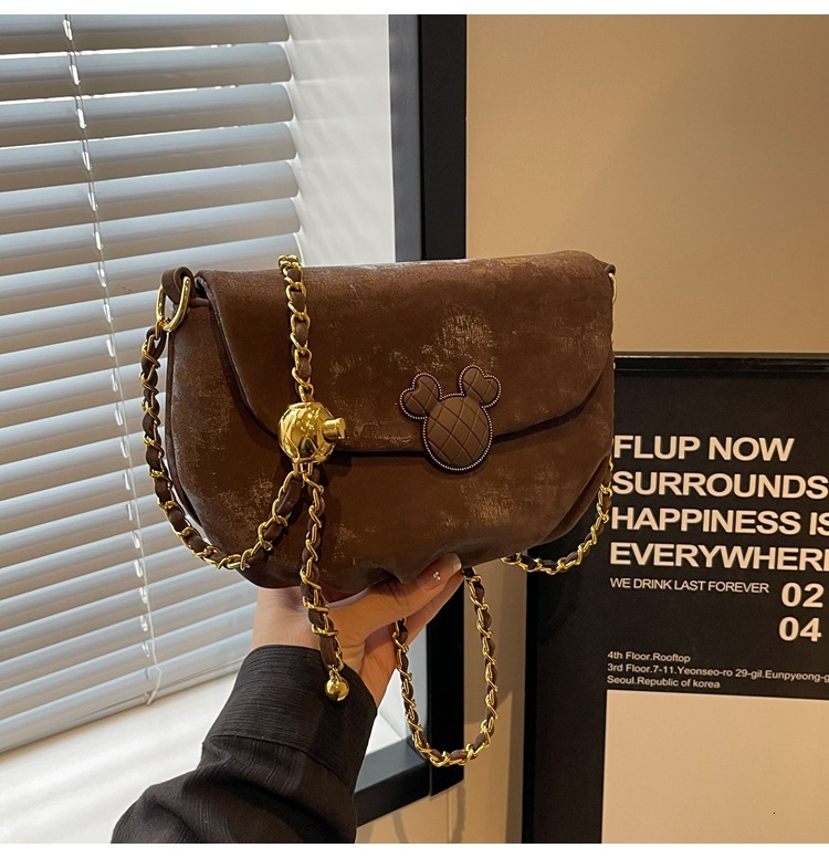 This Year's Popular Small For Women New Fashionable And Versatile Single Shoulder Crossbody Mini Super Hot Chain Bag H7.18#30