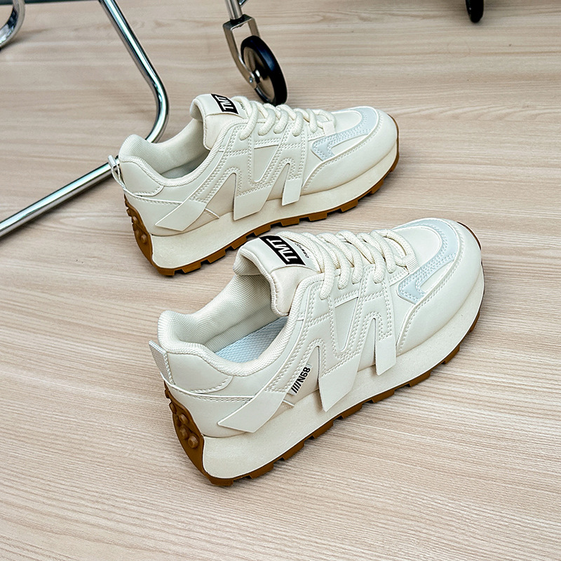 Women's sneakers 2024 Summer New Sports and Casual Breathable Genuine Leather Versatile Trendy Outdoor Running Shoes Free Shipping